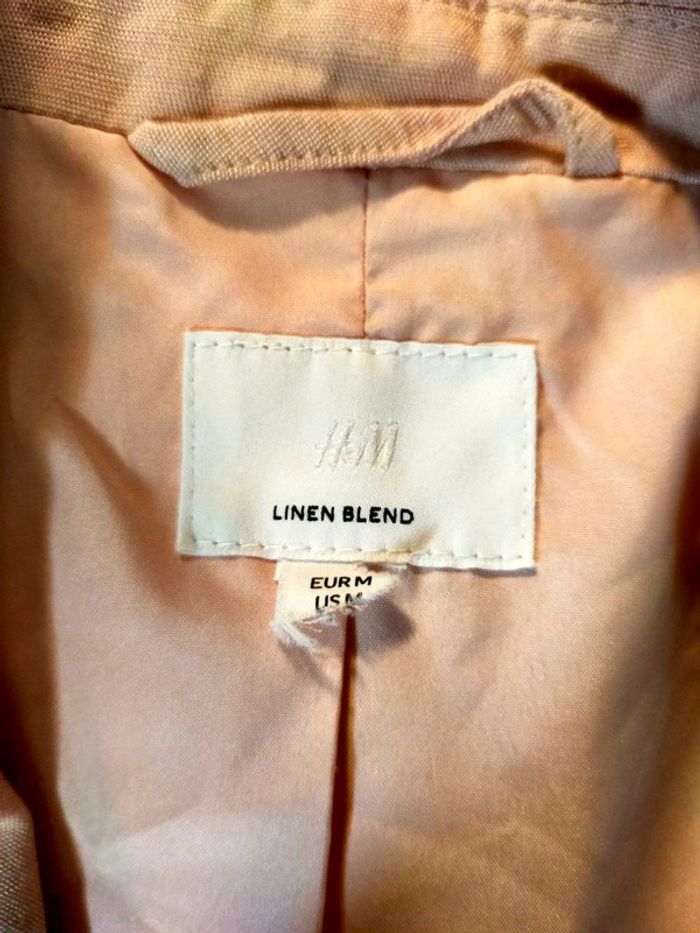 Veste blazer H&M – Taille M – Lin & Viscose - photo numéro 10