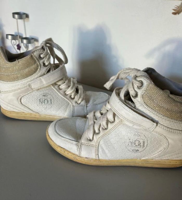 Baskets  hautes blanches - photo numéro 6