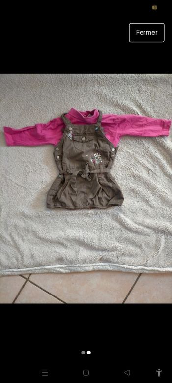 Ensemble fille 3 mois