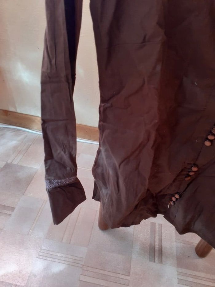 Chemisier marron T40 mdm - photo numéro 3