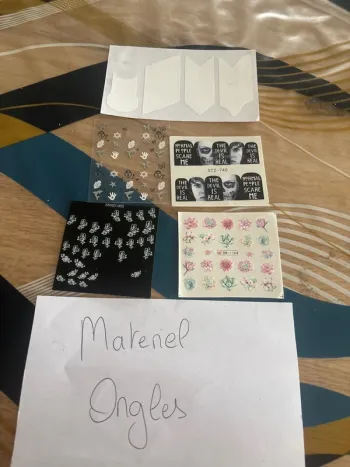 Lots de stickers pour ongles