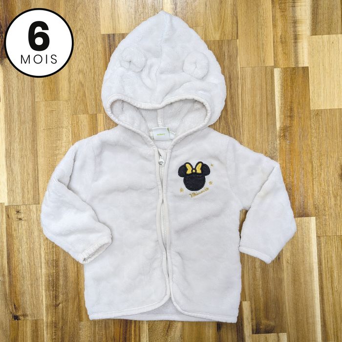 Veste / Gilet chaud doux - Minnie Disney - 6 mois