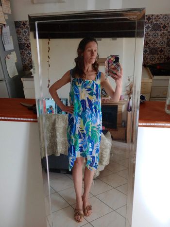 Robe été 52 type voile tropical c8.