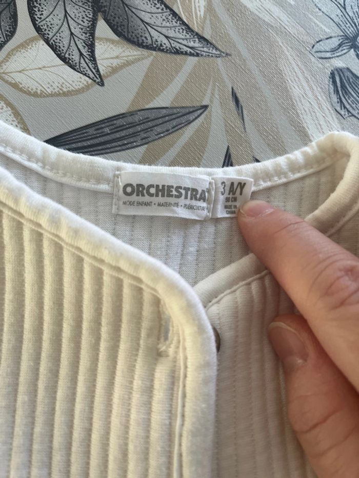 Veste blanc beige 3 ans - photo numéro 3