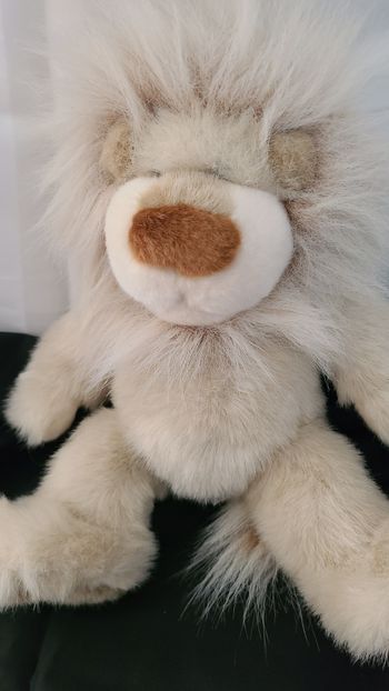 GUND vintage des années 90 Casanova Lion beige clair/havane/brun 12" peluche rétro peluche/doudou so
