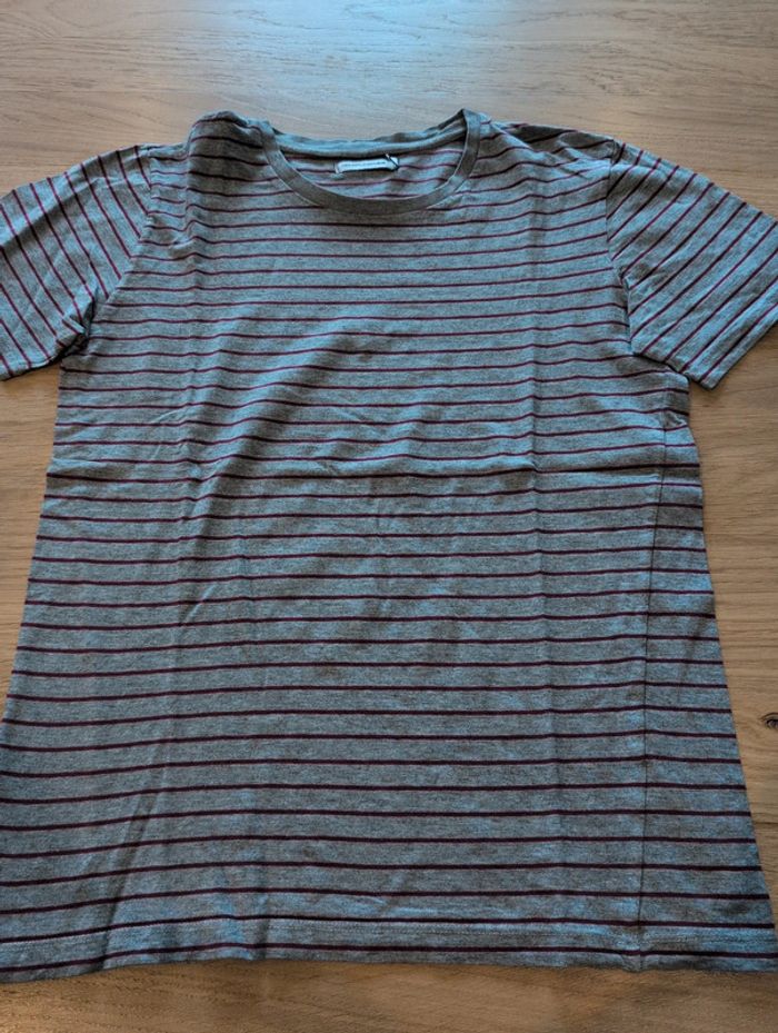 Tee shirt manches courtes a rayures - photo numéro 3