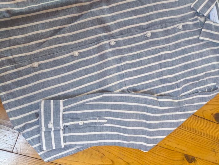 Chemise a rayures 8 ans Zara - photo numéro 4