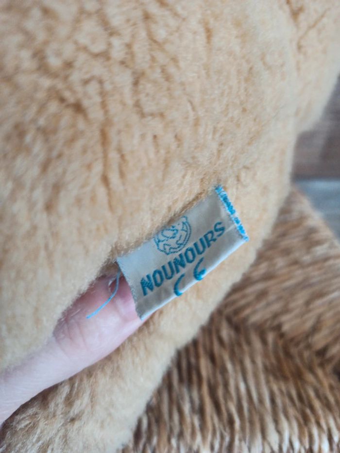 Peluche ours vintage Nounours tbe - photo numéro 3