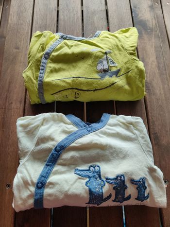 Lot de deux pyjamas légers 6 mois