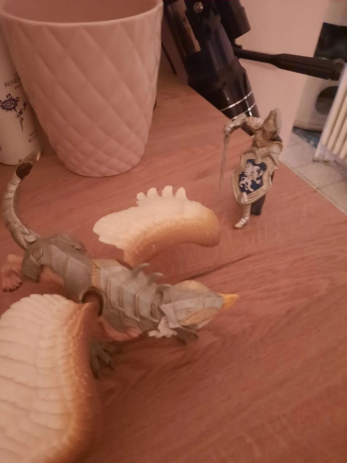 Schleich griffon + guerrier - photo numéro 5