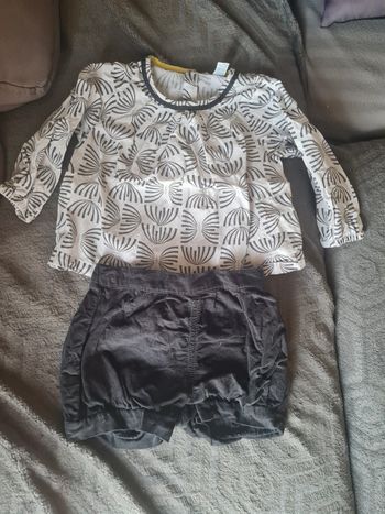 Short t-shirt 12mois obaibi