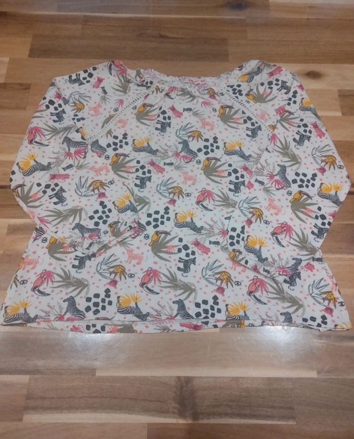 Blouse animaux de la jungle