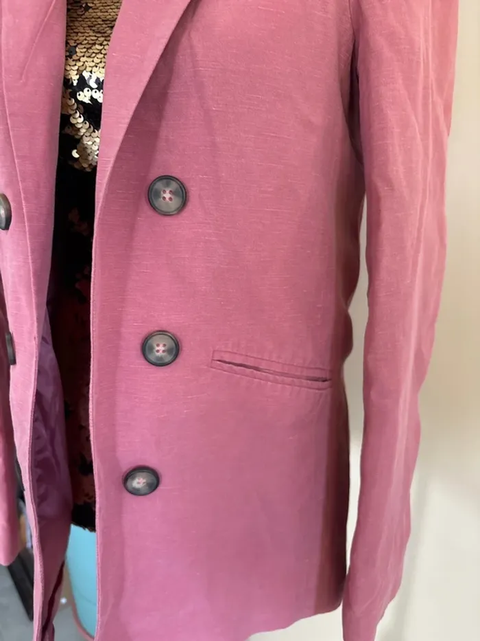 Veste blazer rose Promod - photo numéro 3