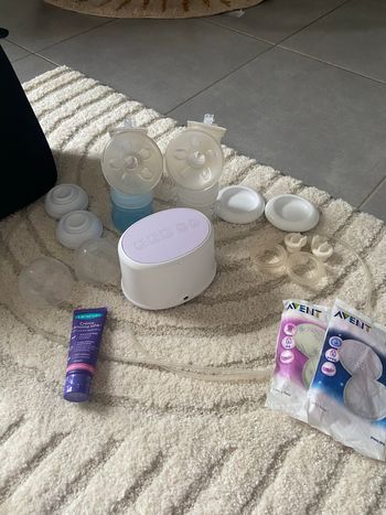 Tire lait double électrique avent