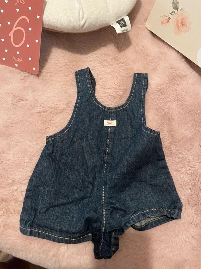 Ensemble tee shirt + salopette short - photo numéro 4