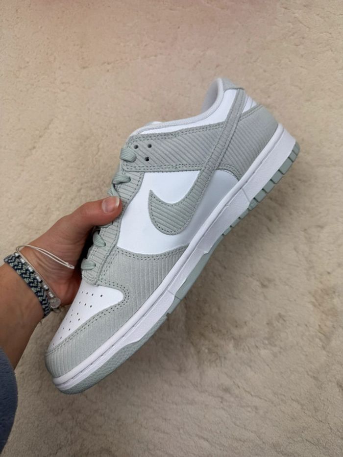 Nike Dunk Low Grey Corduroy Neuf Taille 44,5 - photo numéro 7