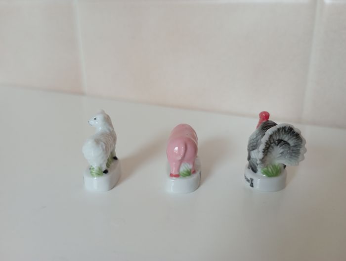 Lot de 3 fèves Atlas les Animaux de la ferme 2006 - photo numéro 6