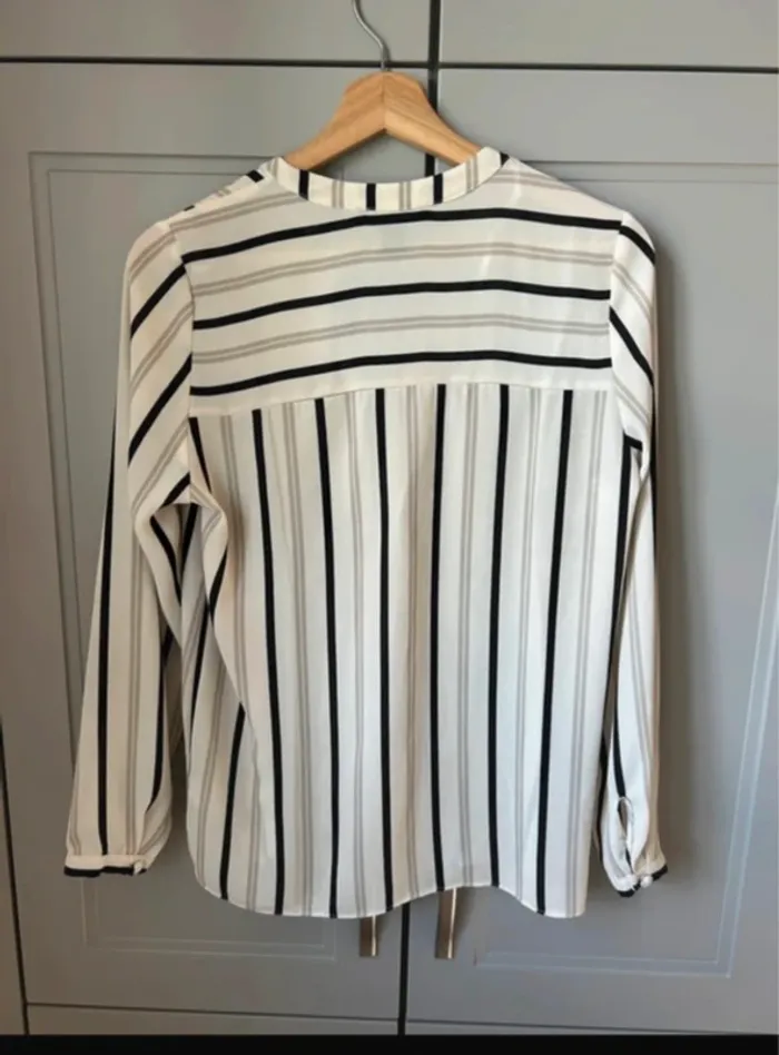 Blouse chemise à rayures - photo numéro 3