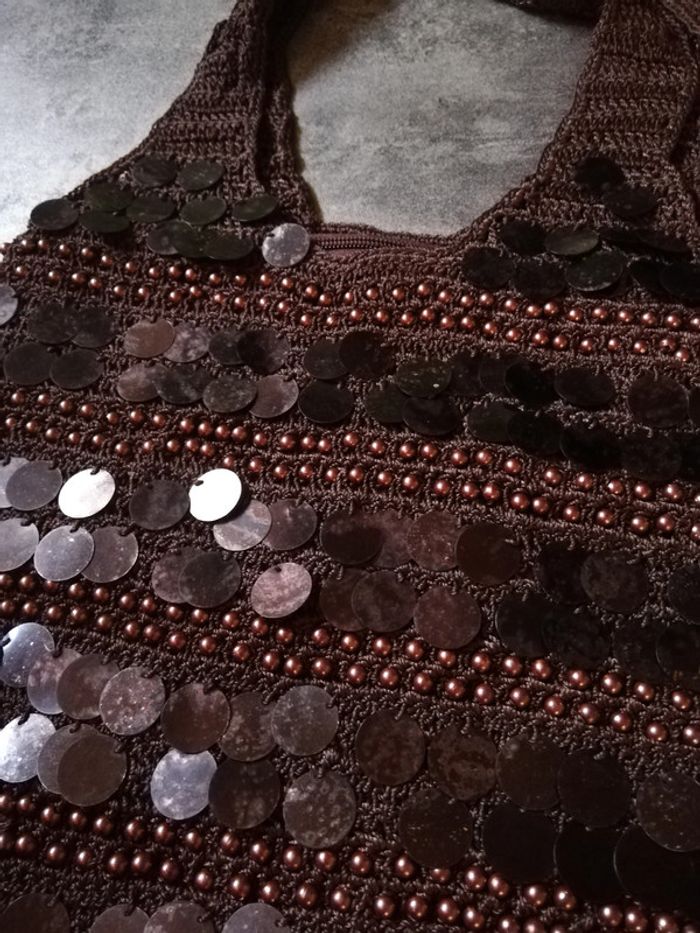 Joli sac marron esprit bohème neuf - photo numéro 3