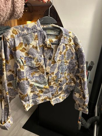 Veste courte en jeans