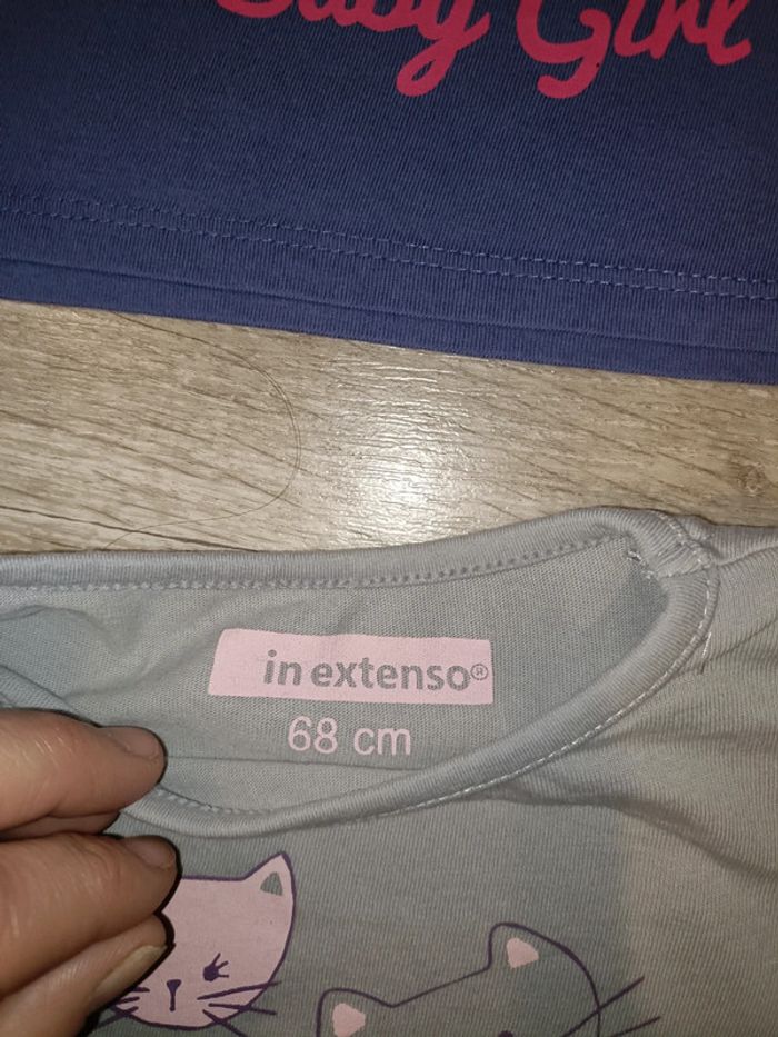 Lot de 5 t-shirt bébé - photo numéro 2