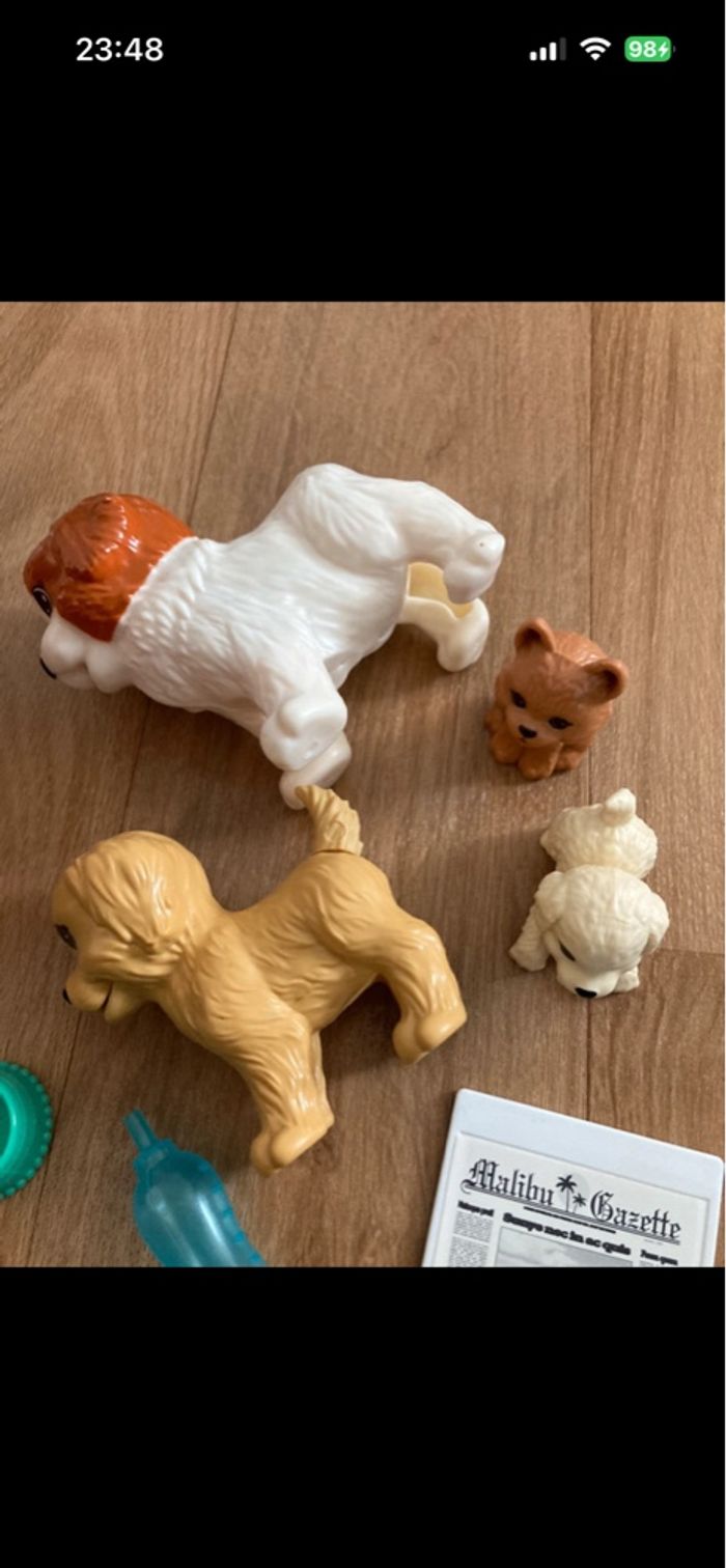 Barbie coffret poupée et ses 4 chiens - photo numéro 7