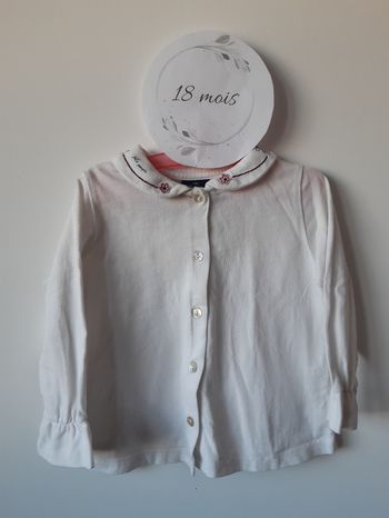 Haut manches longues bébé fille 18 mois Sergent Major