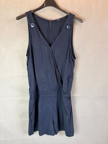 Combi-short fluide bleu marine 