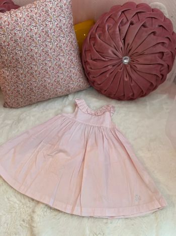 Robe rose pois
