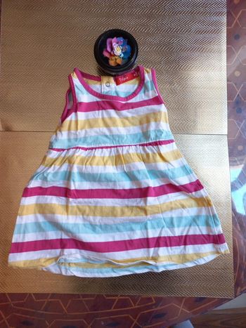 Robe lumineuse en coton 9 mois