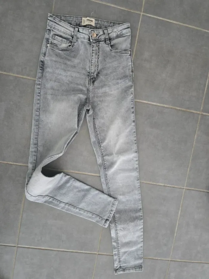 Jean skinny taille haute