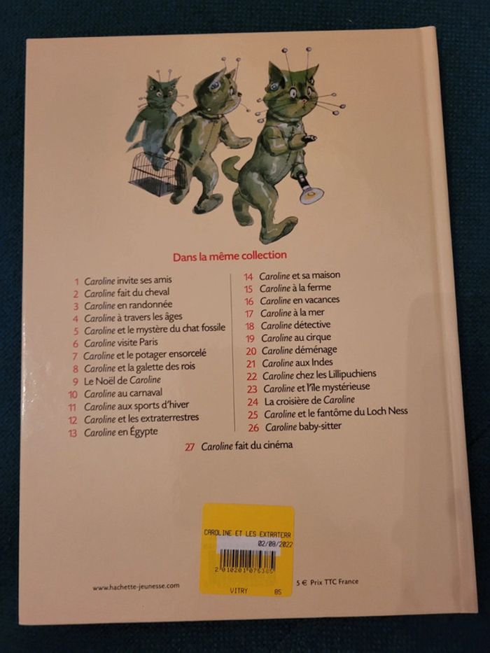 Livre Caroline et les Extraterrestres Pierre Probst Hachette Jeunesse Album collection années 90 - photo numéro 8