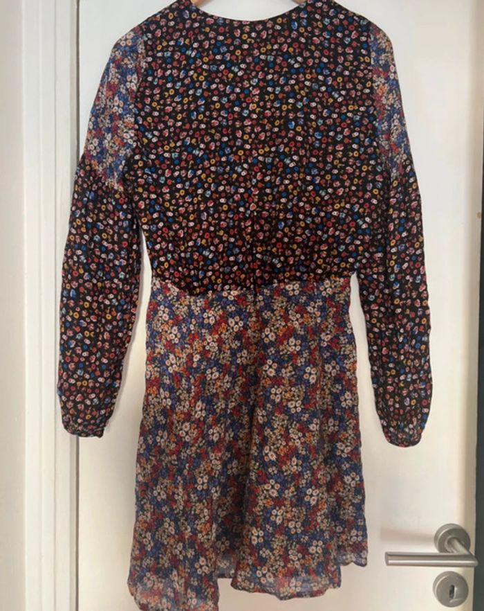 Sublime robe chic fleuri manches longues - taille S - neuve - photo numéro 3