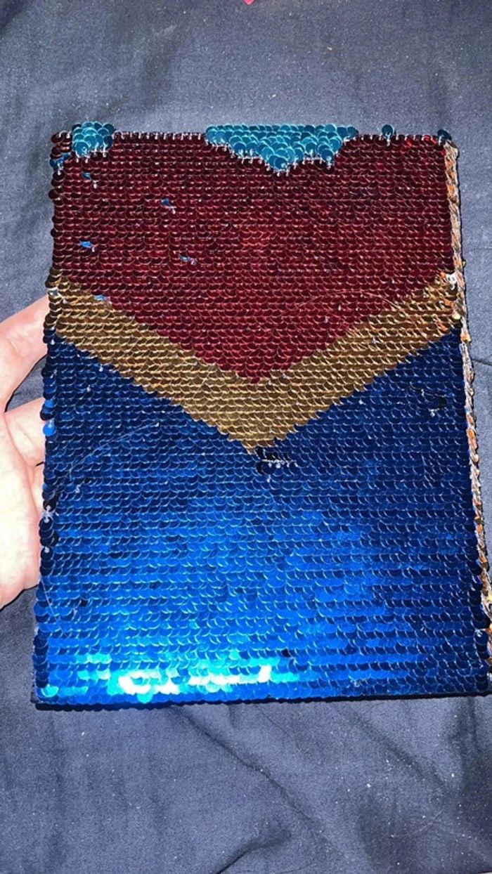 Disney cahier carnet wonder woman sequins - photo numéro 2