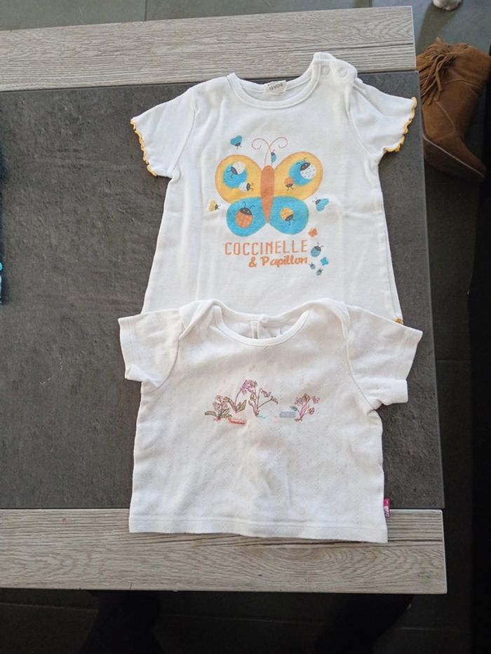 Lot de 2 tee shirts