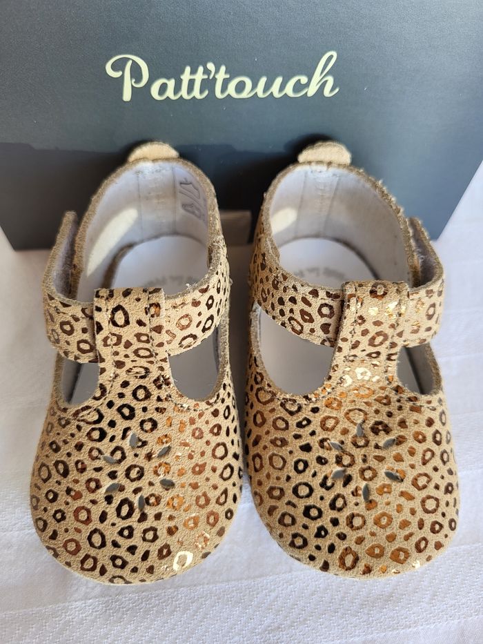 Chaussures bébés fille en cuir Point 18 Made in France 🇨🇵 - photo numéro 2