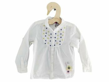 4 ans fille chemise orchestra portée 1 fois