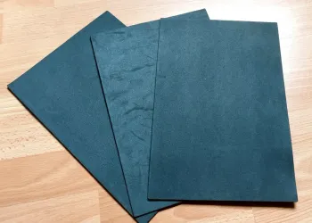 Lot de 3 feuilles mousse noire creasoft