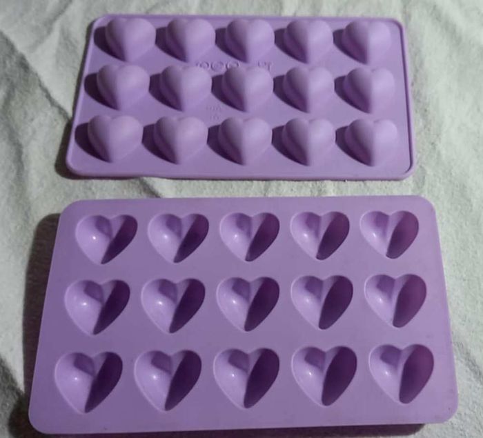 2 moules silicones coeurs - photo numéro 2