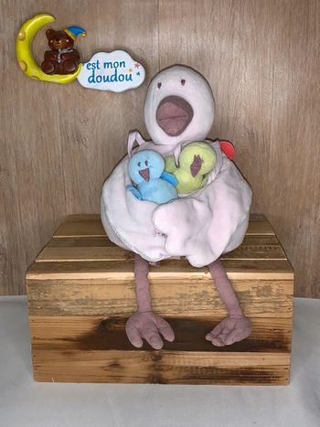 JAC16 peluche activité oiseau 🐦 JACADI