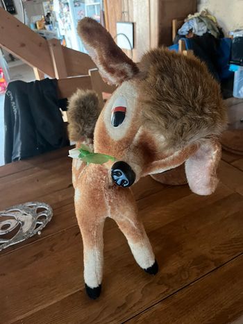 Peluche Bambi vintage 52 cm