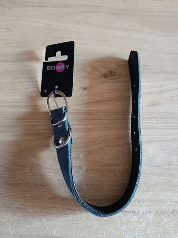 Collier bobby bleu 40 cm