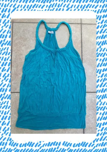 Débardeur bleu canard M 38 Pimkie