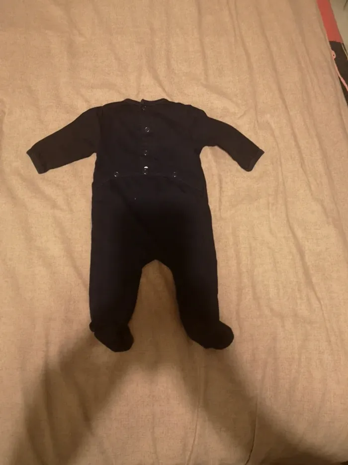 Pyjama bleu marine bébé - photo numéro 2