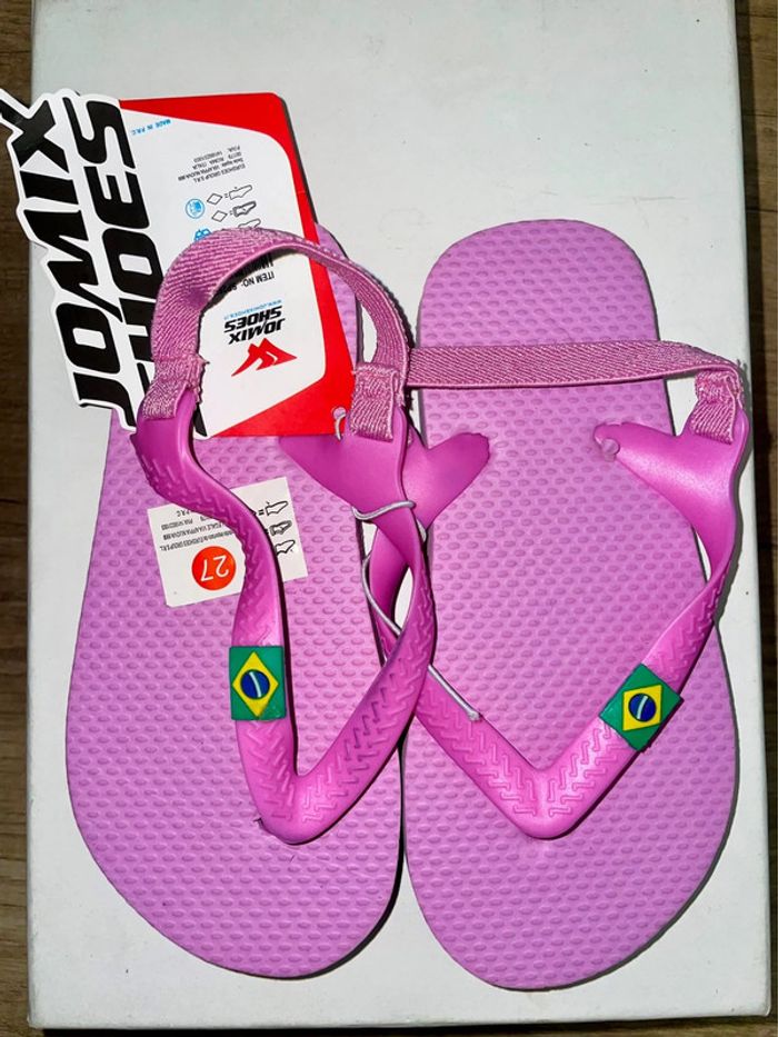 Tong rose brezil jomix shoes t27 - photo numéro 2