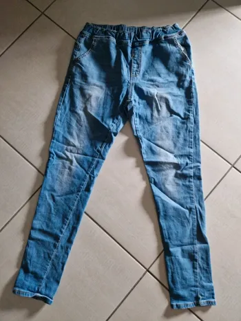 Jean taille élastique