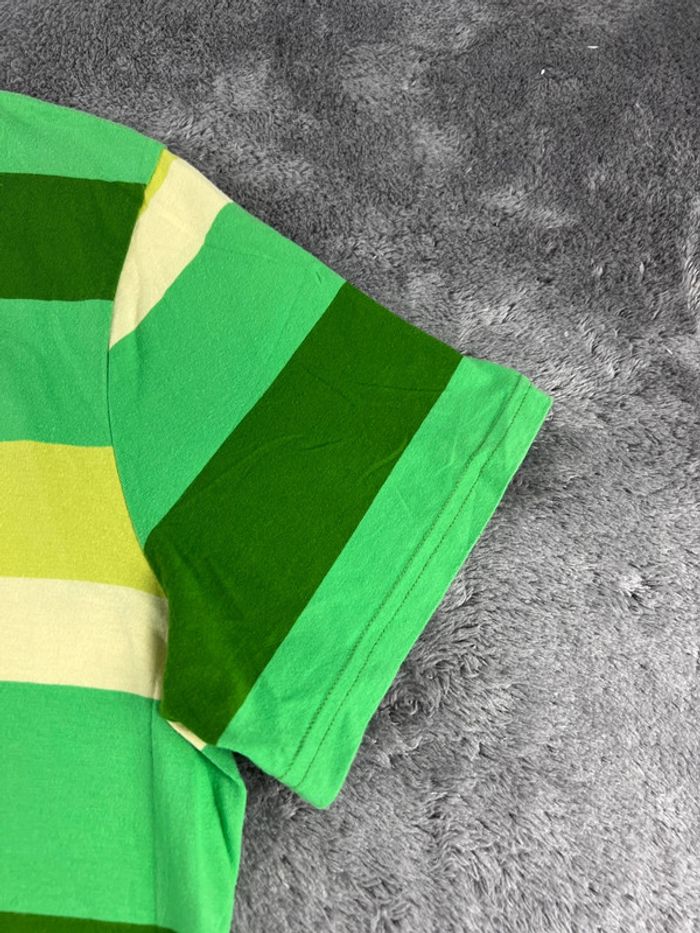 Polo rayé Puma vert et jaune – Taille XXL - photo numéro 9