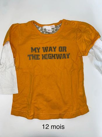 Tee shirt 12 mois