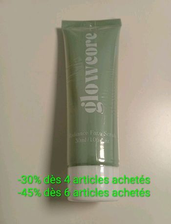 Glow core - gommage visage éclat - 30ML - neuf sous blister