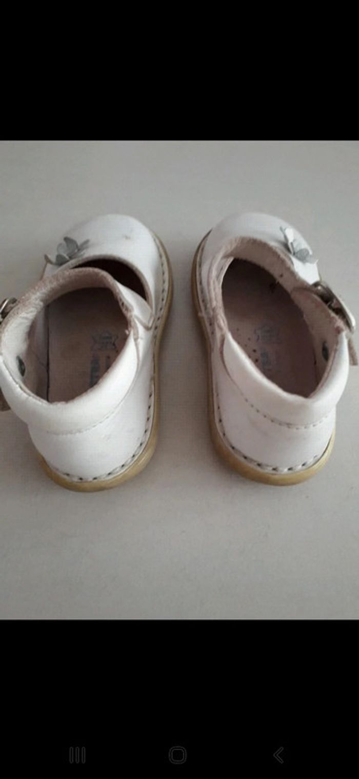 Ballerine fille cuir 21 Orchestra blanche - photo numéro 3